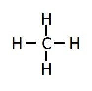 CH4 displayed formula