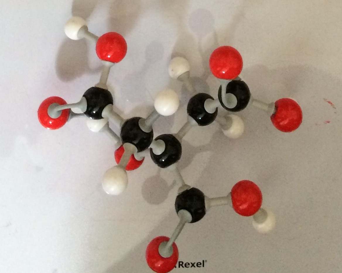 image of citrus acid molicule